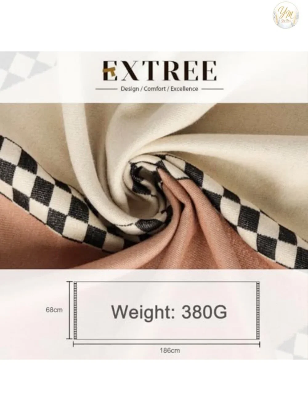 Silky Pashmina Shawl Wrap Evening Dress Blanket Poncho Cape Cashmere
